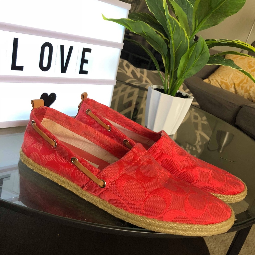 COACH ESPADRILLE FLAT